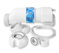 XtremepowerUS Piastra di clorazione universale per piscina interrata con celle di sale, compatibile fino a 15.000 - 40.000 galloni, sensore di temperatura integrato (piastra cellulare (15K))