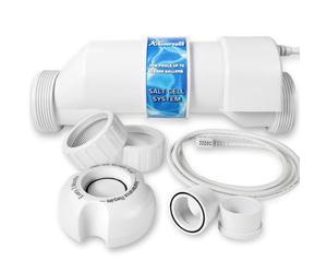 XtremepowerUS Piastra di clorazione universale per piscina interrata con celle di sale, compatibile fino a 15.000 - 40.000 galloni, sensore di temperatura integrato (piastra cellulare (15K))