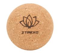 XTREXO Palla da massaggio in sughero, 5 cm, massaggio naturale profondo in 100% sughero, compatta e leggera, per piedi, schiena e punti trigger, rigenerazione prima e dopo l'allenamento