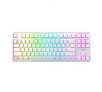 Xtrfy Cherry K4V2 TKL, tastiera meccanica da gioco Tenkeyless, cablata (USB-A), illuminazione RGB regolabile, frequenza di polling 1000 Hz, interruttori Cherry MX2A ROD, bianco