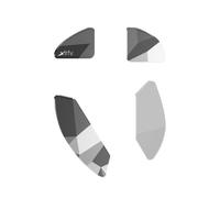 Xtrfy Glass Skates, Piedini per Mouse Autoadesivi in Vetro Alluminosilicato, Compatibile con Mouse da Gioco Xtrfy M4 RGB/M4 Wireless, per Rapidità e Precisione