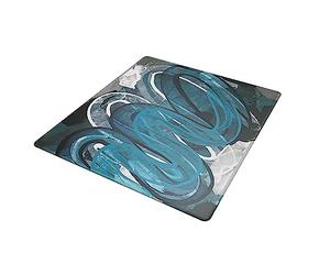 Xtrfy GP4, Ampio Tappetino per Mouse da Gioco (460 x 400 x 4 mm), Scorrevolezza e Perfetto Controllo, Antiscivolo, Lavabile in Lavatrice, Street Blue Edition