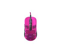 Xtrfy M42 RGB, Mouse da Gioco Con Filo Ultraleggero, Sensore Pixart 3389 all'Avanguardia, Alloggiamento Modulare (sono incluse 2 Misure), Illuminazione RGB regolabile, Pink Edition
