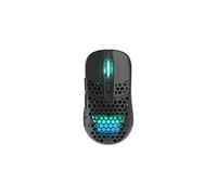 Xtrfy M42 Wireless, Mouse da Gioco Ultraleggero Senza Fili, Ottimizzato per Gaming Competitivo, Wireless 2,4 GHz, Illuminazione RGB, Alloggiamento Modulare (sono incluse 2 Misure), Ricaricabile, Nero