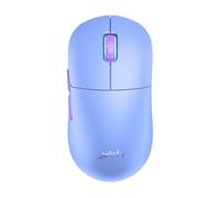 Xtrfy M8 Wireless, Mouse da Gioco Ultraleggero Senza Fili, Ottimizzato per Gaming Competitivo, Wireless 2,4 GHz, Parte Anteriore Ribassata per Maggiore Precisione, Ricaricabile, Frosty Purple