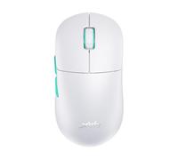 Xtrfy M8 Wireless, Mouse da Gioco Ultraleggero Senza Fili, Ottimizzato per Gaming Competitivo, Wireless 2,4 GHz, Parte Anteriore Ultra Ribassata per una Maggiore Precisione, Ricaricabile, Bianco