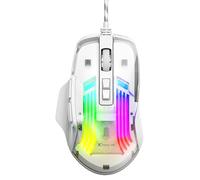 xtrike me GM-319 Mouse da gioco cablato, bianco