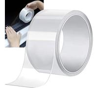 Xtrobb Pellicola protettiva per vernice per bicicletta, auto, elettrodomestici, telaio della porta, protezione bordi, resistente, trasparente, spessa 5 cm x 5 m 20881