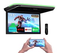 XTRONS Android Car Overhead Player 19.5 "Octa Core 2+32GB Car Roof Mount Monitor Wide IPS Screen w Altoparlanti Stereo Flip Down Overhead Monitor Supporto 4G/WiFi/HDMI/USB Ingresso Auto Controllo
