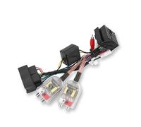 XTRONS Cavo adattatore per cablaggio ISO per auto, con convertitore ad impedenza da alta a bassa, lettore radio stereo Android compatibile con Au-di A3 A4