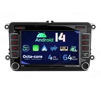 XTRONS PX74MTVL AUTORADIO GPS PER Volkswagen Seat Skoda Android 14 WI-FI CARPLAY ANDROID AUTO 4G