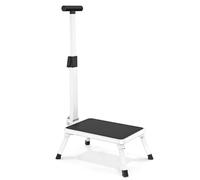 Xtsuen Scaletta Pieghevole con maniglia, Scaletta a Gradini, Scala con Superficie in Gomma Antiscivolo, Sgabello di acciaio, Portante 150 kg, per adulti, anziani e bambini in cucina, bagno e casa