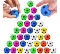 XTUDOU® 36 Pezzi Spinner Calcio Giocattolo, Calcio Fidget, Spinner Pallone da Calcio da 3,5 Cm, per Giocattoli Sensoriali Antistress per Bambini e Adulti