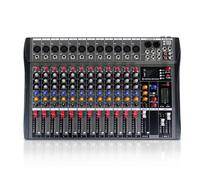 XTUGA CT120X Mixer audio a 12 canali Console di missaggio DJ con alimentazione a
