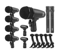 XTUGA MI7-A - Kit Microfoni Dinamici per Batteria 7 Pezzi con XLR