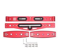 XTUJGJKV Staffa in metallo per telefono cellulare, supporto universale per gabbia del telefono portatile con supporti per slitta fredda, in lega di alluminio, registrazione live rig per microfono e