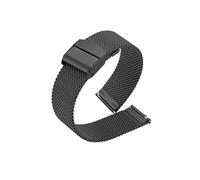 XTVKFWJAB Accessori for orologi 10-22 mm compatibili con cinturino in acciaio DW da uomo e donna, in rete intrecciata in pregiato ultrasottile Milanese(Black,17mm)