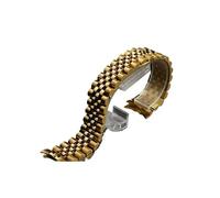 XTVKFWJAB Accessori for orologi Cinturino compatibile con ROLEX SUB Dayton da polso 13mm 17mm 20mm Bracciale in acciaio inossidabile Fibbia Catena Argento Oro(Gold,20mm)