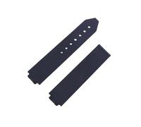 XTVKFWJAB Accessori for orologi Cinturino in gomma for orologio da 20 mm x 14 compatibile con cinturino for al quarzo Fusion Bracciale in silicone donna 18(Black)