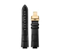 XTVKFWJAB Bracciale compatibile con Maserati R8821108025 R8851108002 Cinturino da polso da uomo Trident Raised Mouth Cinturino for orologio da 21 mm 24 mm Accessori(White line G,24mm)
