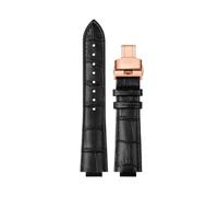 XTVKFWJAB Bracciale compatibile con Maserati R8821108025 R8851108002 Cinturino da polso da uomo Trident Raised Mouth Cinturino for orologio da 21 mm 24 mm Accessori(Black line RG,21mm)