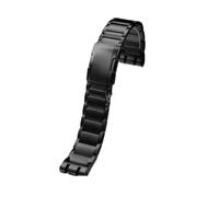 XTVKFWJAB Bracciale di precisione in acciaio con doppia tacca da 22 mm compatibile con cinturino for orologio modificato Tissot Racing MotoGP Sport Series T115.417, da uomo(Black)