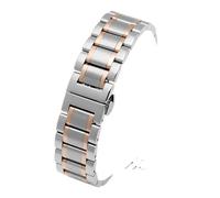 XTVKFWJAB Bracciale for orologio compatibile con qualsiasi cinturino in acciaio inossidabile da 14 15 16 17 18 19 20 21 22 23 24 mm con cinturino curvo Accessori Cinturini(Silver rose gold,20mm)