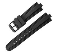 XTVKFWJAB Cinturino compatibile con Diagono Raised Mouth, cinturino in silicone impermeabile e anti-sudore, nero, accessori for cinturini da 22 mm a 7 mm(Black black)