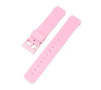 XTVKFWJAB Cinturino da 16 mm compatibile con Casio MW-59 MQ-24 MQ-27 MQ-76 MQ-71 MQ-107, cinturino di ricambio in resina e gomma, impermeabile, da polso.(Pink)