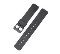 XTVKFWJAB Cinturino da 16 mm compatibile con Casio MW-59 MQ-24 MQ-27 MQ-76 MQ-71 MQ-107, cinturino di ricambio in resina e gomma, impermeabile, da polso.(Black)