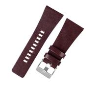 XTVKFWJAB Cinturino Da Polso In Pelle Retrò Da 22 Mm, 24 Mm, 26 Mm, 28 Mm, 30 Mm, 32 Mm, Compatibile Con Cinturino For Orologio Diesel DZ7406, DZ7408, DZ4280, DZ4343, Da Uomo.(Brown S,28mm)