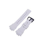 XTVKFWJAB Cinturino for orologio da donna in resina 14 mm compatibile con Casio G BA-110 112 100 130 5538 cinturino sportivo in gomma brillante accessori(Silver Yellow)