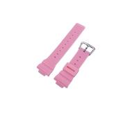 XTVKFWJAB Cinturino for orologio da donna in resina 14 mm compatibile con Casio G BA-110 112 100 130 5538 cinturino sportivo in gomma brillante accessori(Red Black)