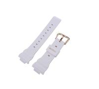 XTVKFWJAB Cinturino for orologio da donna in resina 14 mm compatibile con Casio G BA-110 112 100 130 5538 cinturino sportivo in gomma brillante accessori(Purple Green)