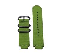 XTVKFWJAB Cinturino for orologio in tela di nylon compatibile con Casio G-SHOCK GM-110 GM-2100 GA-900 GM-5600 GA-110 GA-2100, cinturino con fibbia ad anello intrecciata da uomo(Green B)