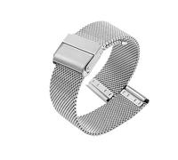 XTVKFWJAB Cinturino in acciaio inossidabile compatibile con Casio Classic Square Moon Phase MTP-M305M, cinturino da polso in argento nero 20 mm(67- silver)