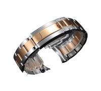 XTVKFWJAB Cinturino in acciaio inossidabile compatibile con il cinturino dell'orologio Rolex in metallo Submariner da donna e uomo, bracciale impermeabile, accessori(SVRE Polished Matte,21mm no logo)