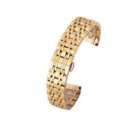 XTVKFWJAB Cinturino in acciaio inossidabile con sette perle, compatibile il cinturino for orologio Starry Solid da 20 mm(Gold,22mm)