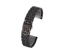 XTVKFWJAB Cinturino in acciaio inossidabile con sette perle, compatibile il cinturino for orologio Starry Solid da 20 mm(Black,24mm)