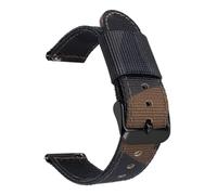 XTVKFWJAB Cinturino in nylon con motivo mimetico da 18 mm, 20 mm, 22 mm e 24 mm for Samsung Galaxy Watch 5, 4, Active 2, Sport, compatibile con Huawei GT 2/3.(Brown Camo02,18mm)