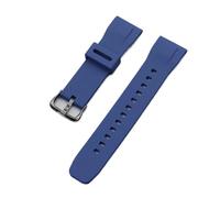 XTVKFWJAB Cinturino in silicone compatibile con Casio PROTREK Series PRG-650/650Y PRG-600 PRW-6600 GA-2000, cinturino impermeabile sportivo da uomo, 24 mm(Blue black buckle)