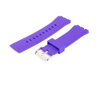 XTVKFWJAB Cinturino in silicone da 24 mm for studenti compatibile con Swatch Touch Surb100 Surw100, accessorio for cintura impermeabile sportivo(Purple)