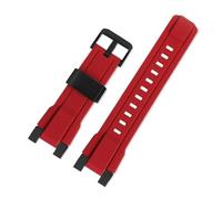 XTVKFWJAB Cinturino in silicone e acciaio inossidabile compatibile con Casio G-SHOCK MTG-B2000B MTG-B2000D MTG-B2000BD MTG-B2000 Watchband(Red black)