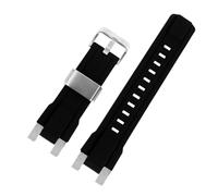 XTVKFWJAB Cinturino in silicone e acciaio inossidabile compatibile con Casio G-SHOCK MTG-B2000B MTG-B2000D MTG-B2000BD MTG-B2000 Watchband(Black silver)