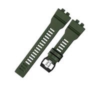 XTVKFWJAB Cinturino in TPU compatibile con Casio GBD-800/GBA-800 di ricambio for orologio GBD800/GBA800 da polso Accessori for orologi(Green)