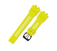 XTVKFWJAB Cinturino in TPU compatibile con Casio GBD-800/GBA-800 di ricambio for orologio GBD800/GBA800 da polso Accessori for orologi(Yellow)