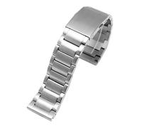 XTVKFWJAB Compatibile con Diesel DZ7333 DZ4344 7313 DZ7395 Cinturino in acciaio inossidabile da uomo Quadrante grande Oro Argento Nero Bracciale 24mm26mm 28mm Cinturini Strumenti(Silver strap,26mm)