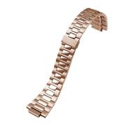 XTVKFWJAB Compatibile con il bracciale Patek Philippe Nautilus 5711 1A010 in acciaio inossidabile cinturino rialzato da 13 mm in, uomo, striscia in metallo PP, argento e oro rosa(Rose gold)