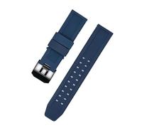 XTVKFWJAB Compatibile con il cinturino Luminox in silicone con bocca piatta, impermeabile, morbido e confortevole, fibbia in acciaio inossidabile, accessori for orologi da 23 mm(Blue-B)