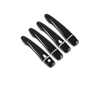 XTVKFWJAB Compatibile con Renault Kadjar 2015 2016 2017 2018 2019. COPERTURA MANIGLIA PORTA AUTO CROMATA LUCIDA, ACCESSORI for MODANATURA.(Black 2 buttons)